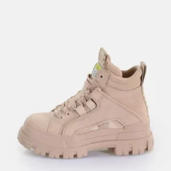 Best Sale BUFFALO Aspha Nc Mid Laceup Bottines Vegan Rose Pale Rose Vif