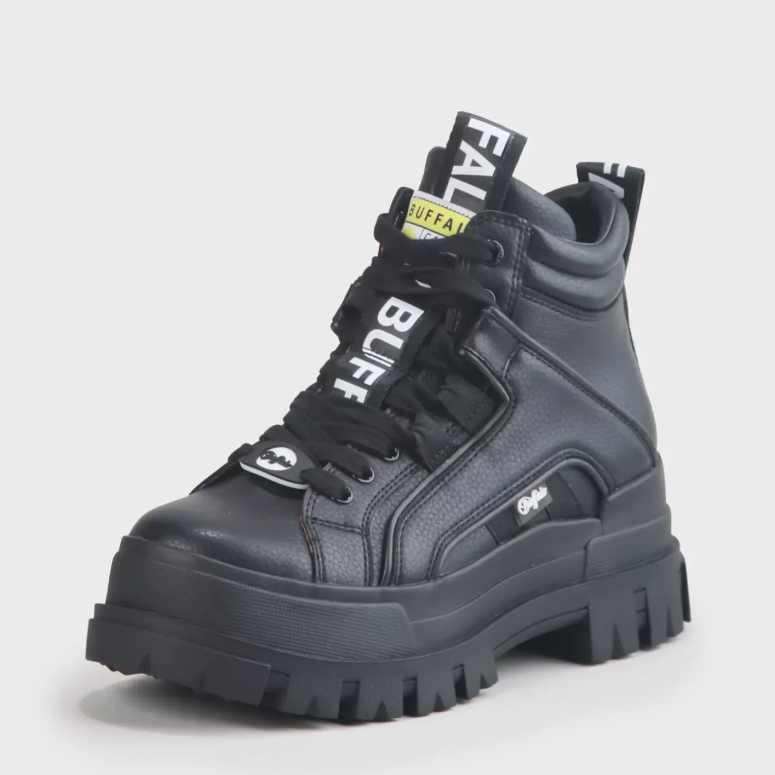 Outlet BUFFALO Aspha Nc Mid Men Bottines Veganes Noir