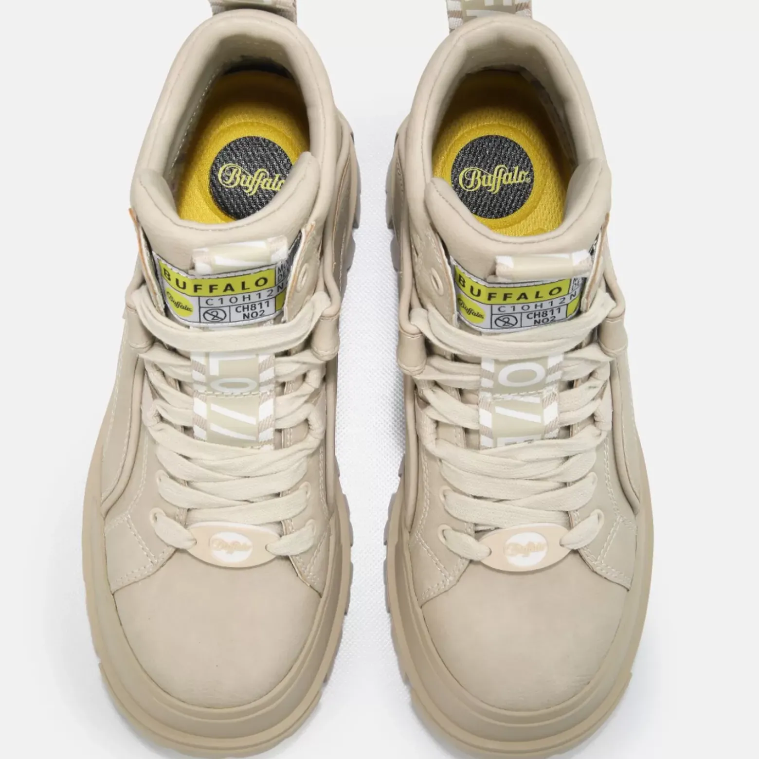 Store BUFFALO Aspha Nc Mid Men Bottines Veganes Beige