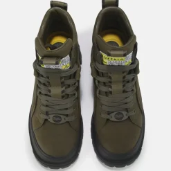 Best Sale BUFFALO Aspha Nc Mid Men Bottines Cheville Veganes Kaki Beige