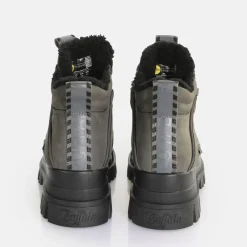 Cheap BUFFALO Aspha Nc Mid Warm Bottes A Talon Vegan Gris