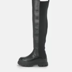 Hot BUFFALO Aspha Over Bottes Plates Veganes Noir