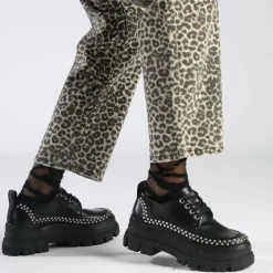 Best Sale BUFFALO Aspha Pin Lo Chaussures Basses Vegan Noir