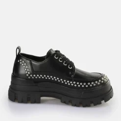 Best Sale BUFFALO Aspha Pin Lo Chaussures Basses Vegan Noir