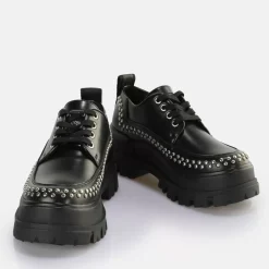 Best Sale BUFFALO Aspha Pin Lo Men Chaussures Basses Vegan Noir