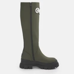 Fashion BUFFALO Aspha Rain Bottes Plates Veganes Kaki Beige