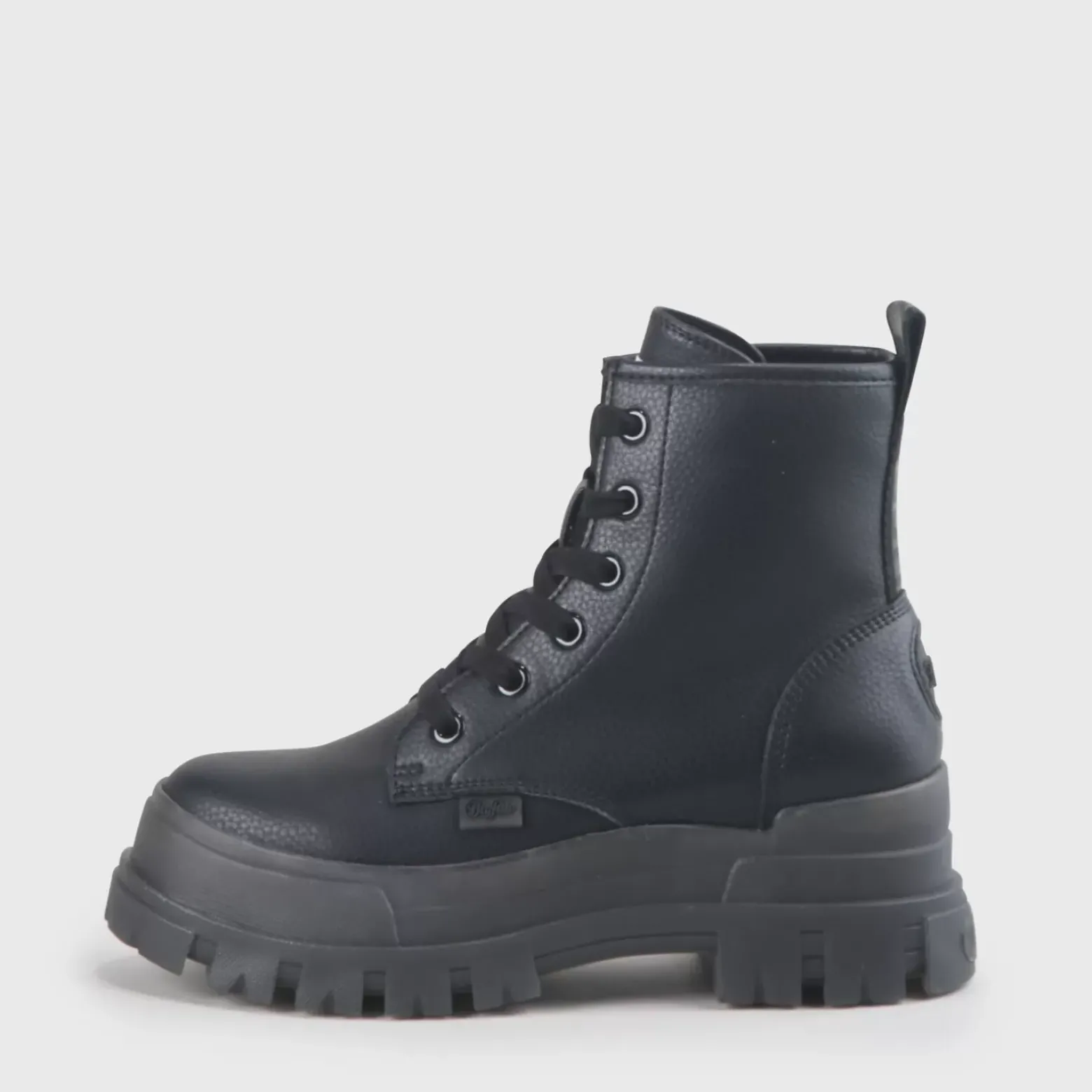 Discount BUFFALO Aspha Rld Bottes Vegan Noir