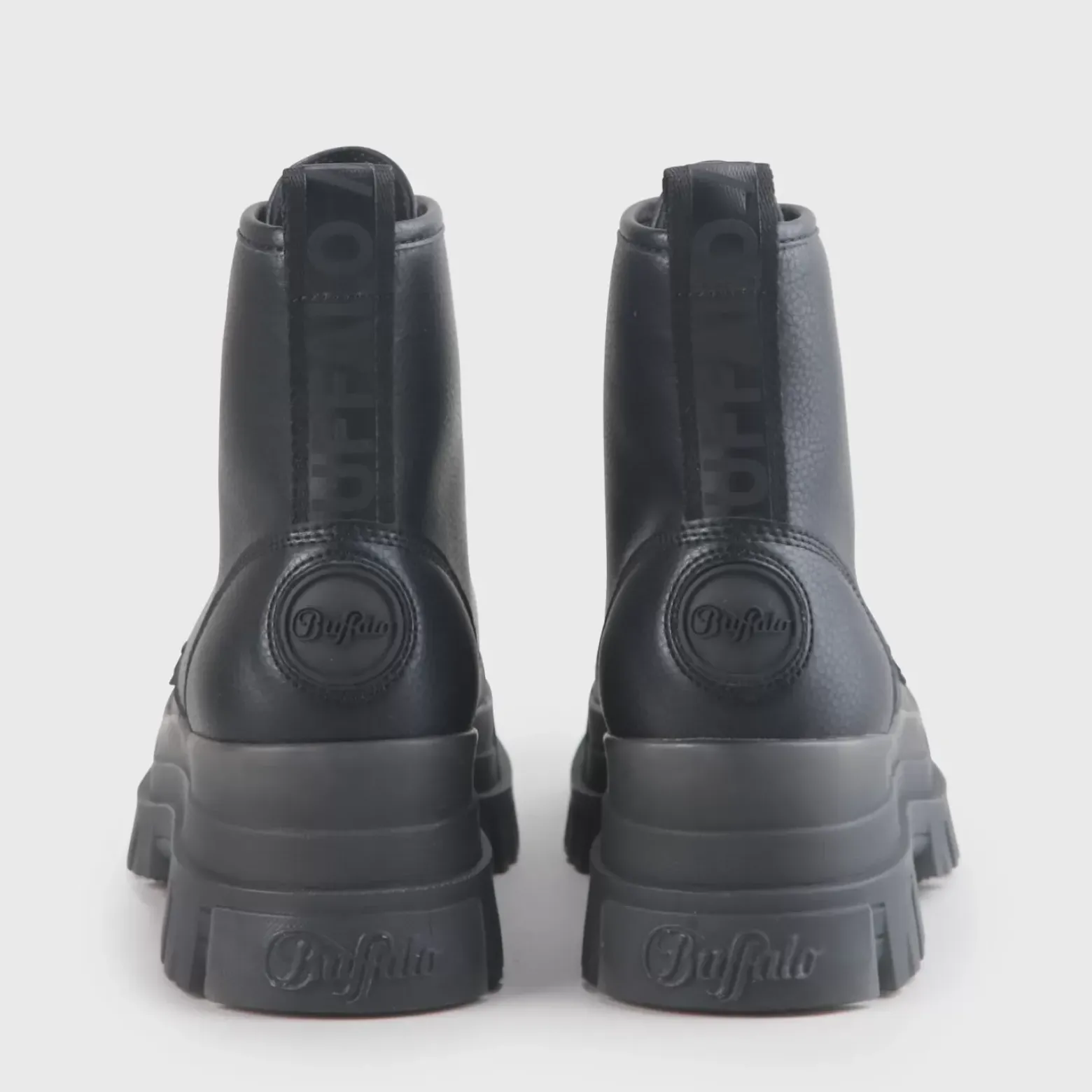 Discount BUFFALO Aspha Rld Bottes Vegan Noir