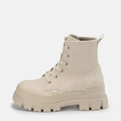 Fashion BUFFALO Aspha Rld Bottines Cheville Veganes Creme