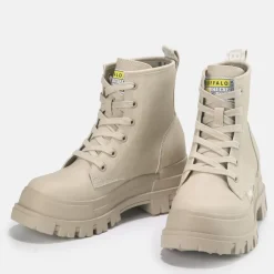 Fashion BUFFALO Aspha Rld Bottines Cheville Veganes Creme