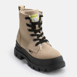 Clearance BUFFALO Aspha Rld Bottines Veganes Taupe