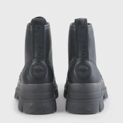 New BUFFALO Aspha Rld Homme Bottes Vegan Noir