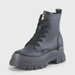 New BUFFALO Aspha Rld Homme Bottes Vegan Noir