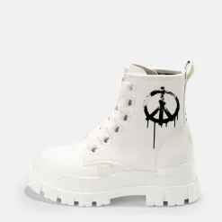 Online BUFFALO Aspha Rld White/Black Noir-Blanc