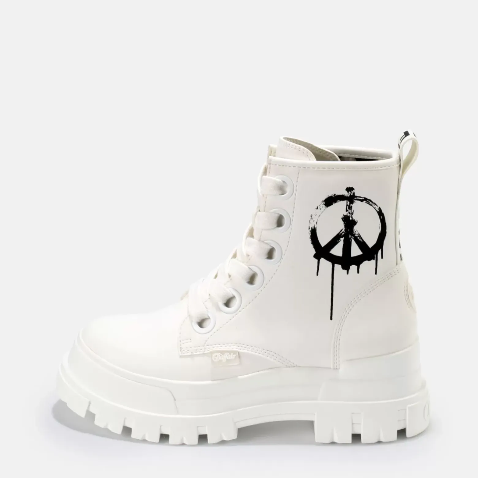 Online BUFFALO Aspha Rld White/Black Noir-Blanc