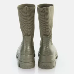 Shop BUFFALO Aspha Sock Boot Short Bottes Vegan Olive