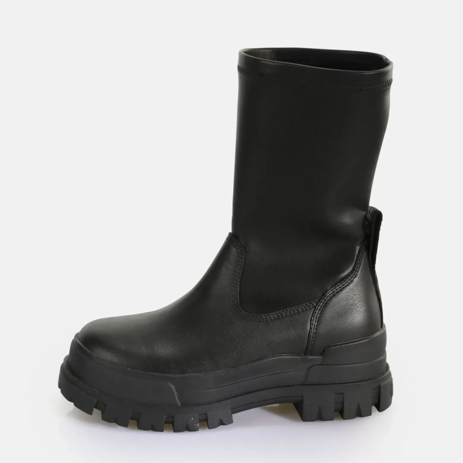 New BUFFALO Aspha Sockboot Mid Bottines Noir