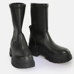 New BUFFALO Aspha Sockboot Mid Bottines Noir