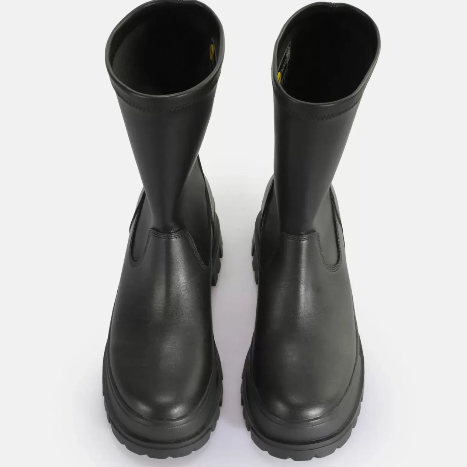 New BUFFALO Aspha Sockboot Mid Bottines Noir