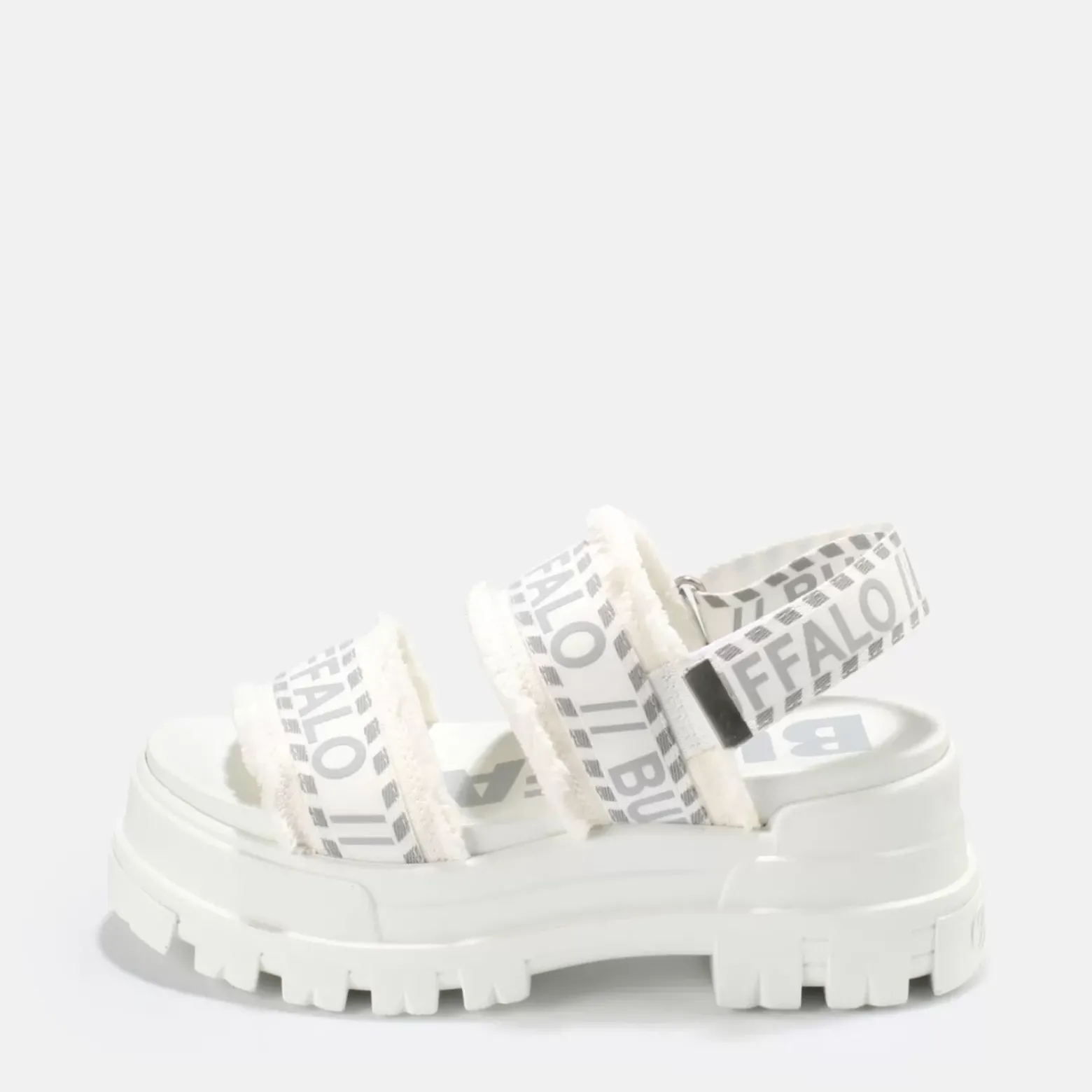 Flash Sale BUFFALO Aspha Str Sandales Plateforme Veganes Blanc
