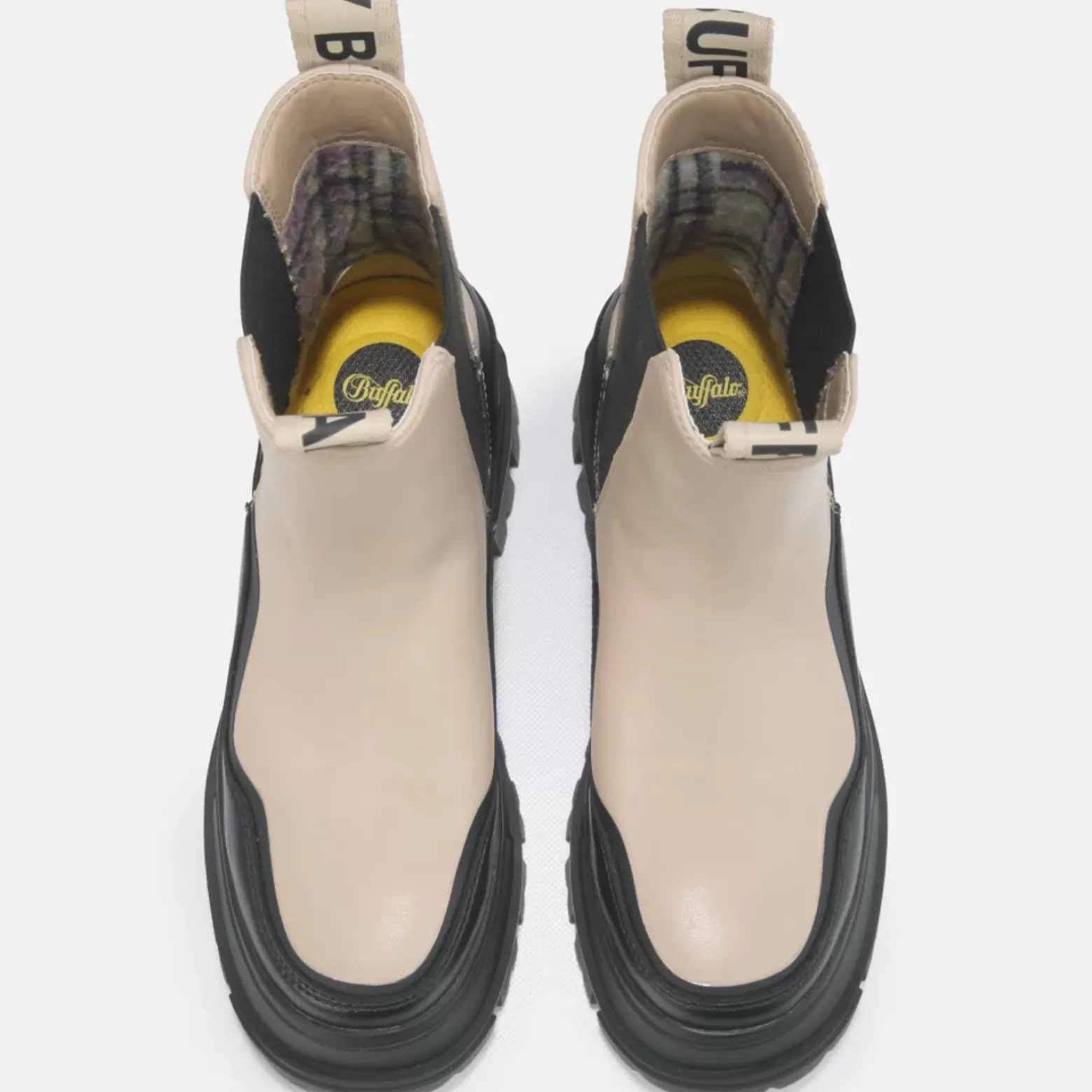 Cheap BUFFALO Aspha Wave Men Bottines Veganes Couleur Creme