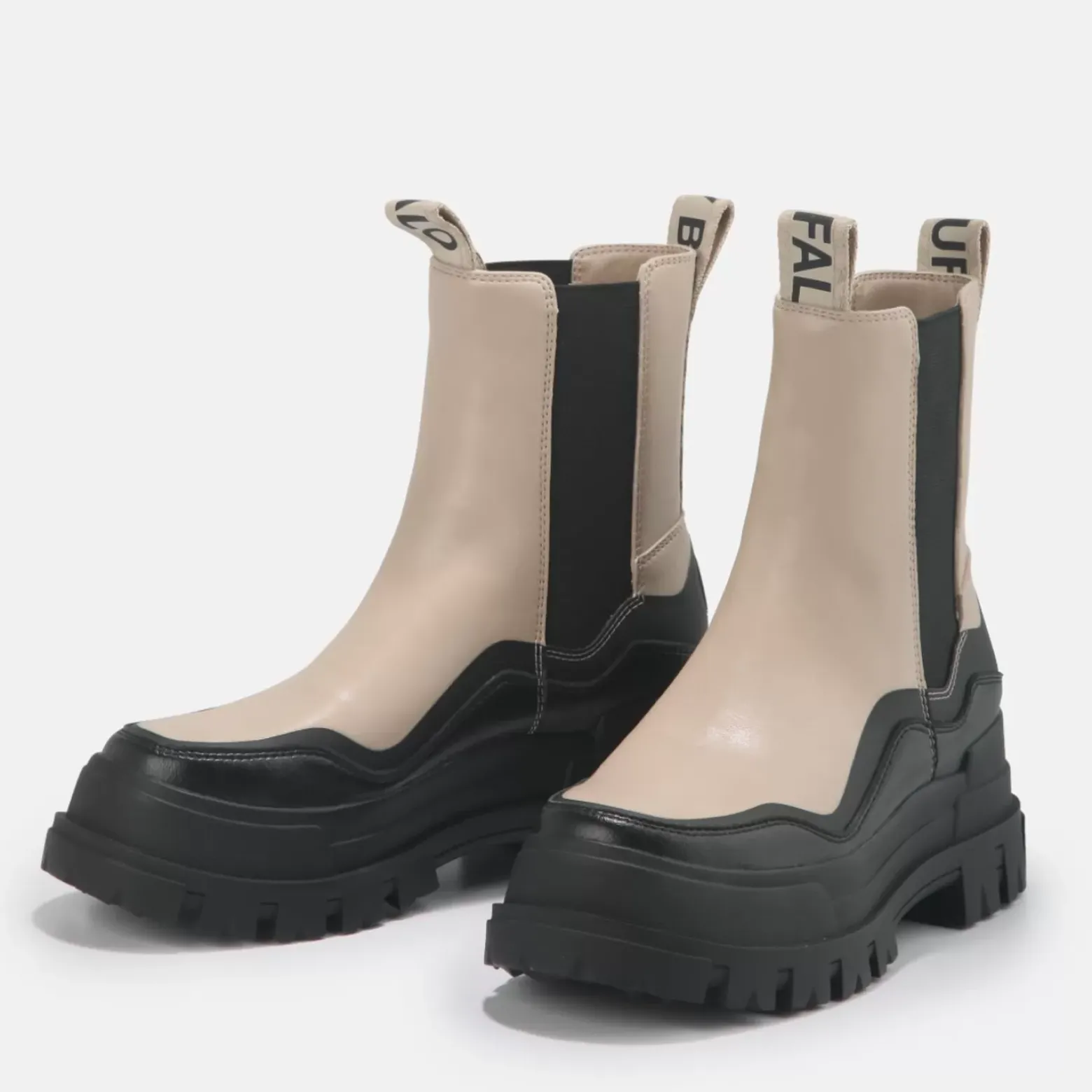 Cheap BUFFALO Aspha Wave Men Bottines Veganes Couleur Creme