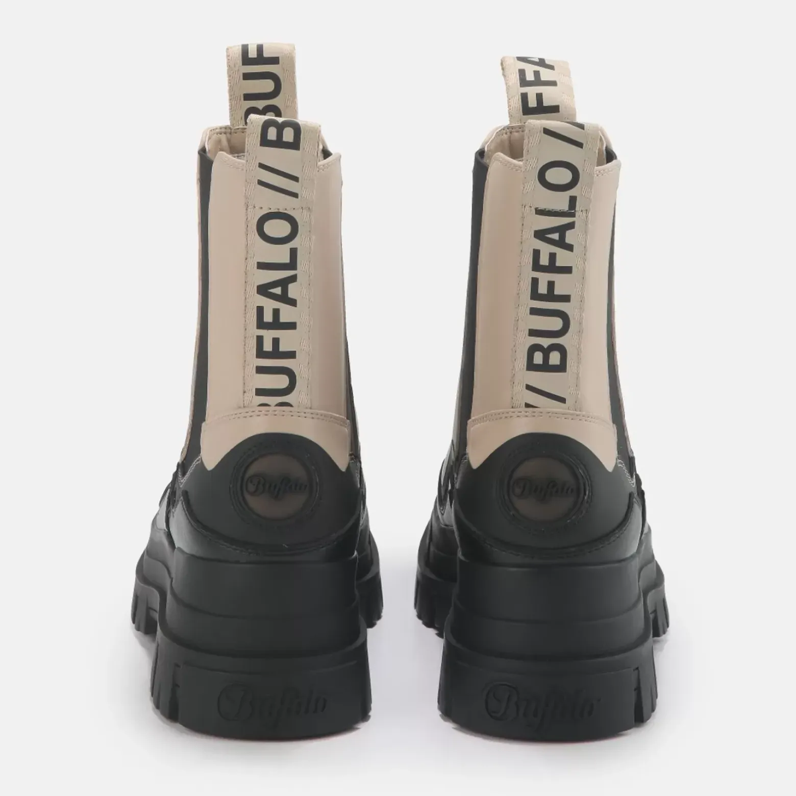 Cheap BUFFALO Aspha Wave Men Bottines Veganes Couleur Creme