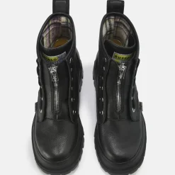 Fashion BUFFALO Aspha Zip Bottines Hautes Veganes Noir