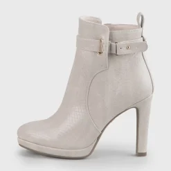 Outlet BUFFALO Audrina Bottines Veganes Couleur Chair Nude