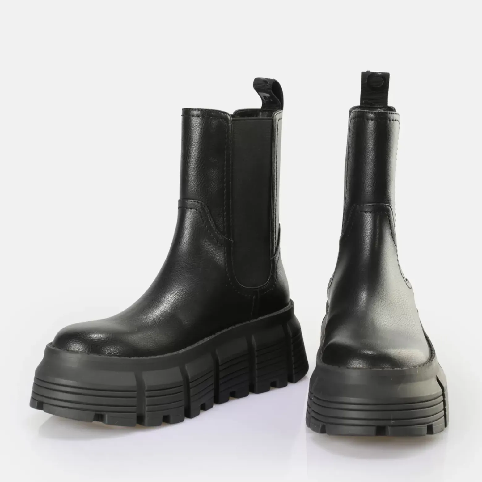 Online BUFFALO Ava Chelsea Bottes Vegan Pour Homme Noir