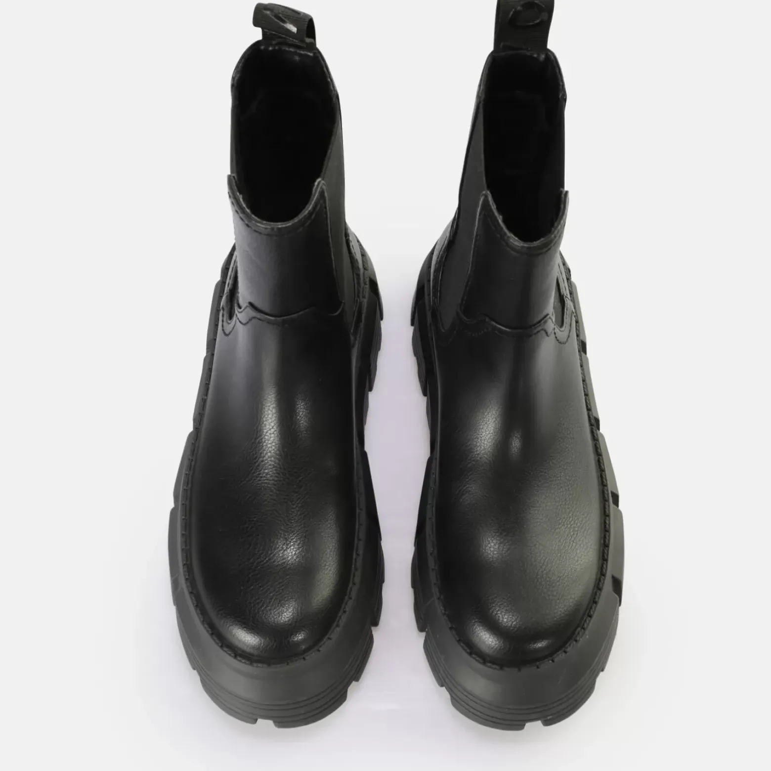 Online BUFFALO Ava Chelsea Bottes Vegan Pour Homme Noir