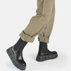 Fashion BUFFALO Ava Chelsea Bottes Vegan Noir