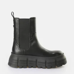 Fashion BUFFALO Ava Chelsea Bottes Vegan Noir