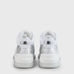 Sale BUFFALO Batter Soft Baskets Veganes Blanc/ Argent