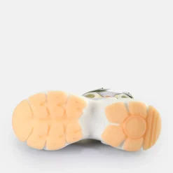 Cheap BUFFALO Binary 0 Sandales A Plateforme Veganes Lavande Multicolore