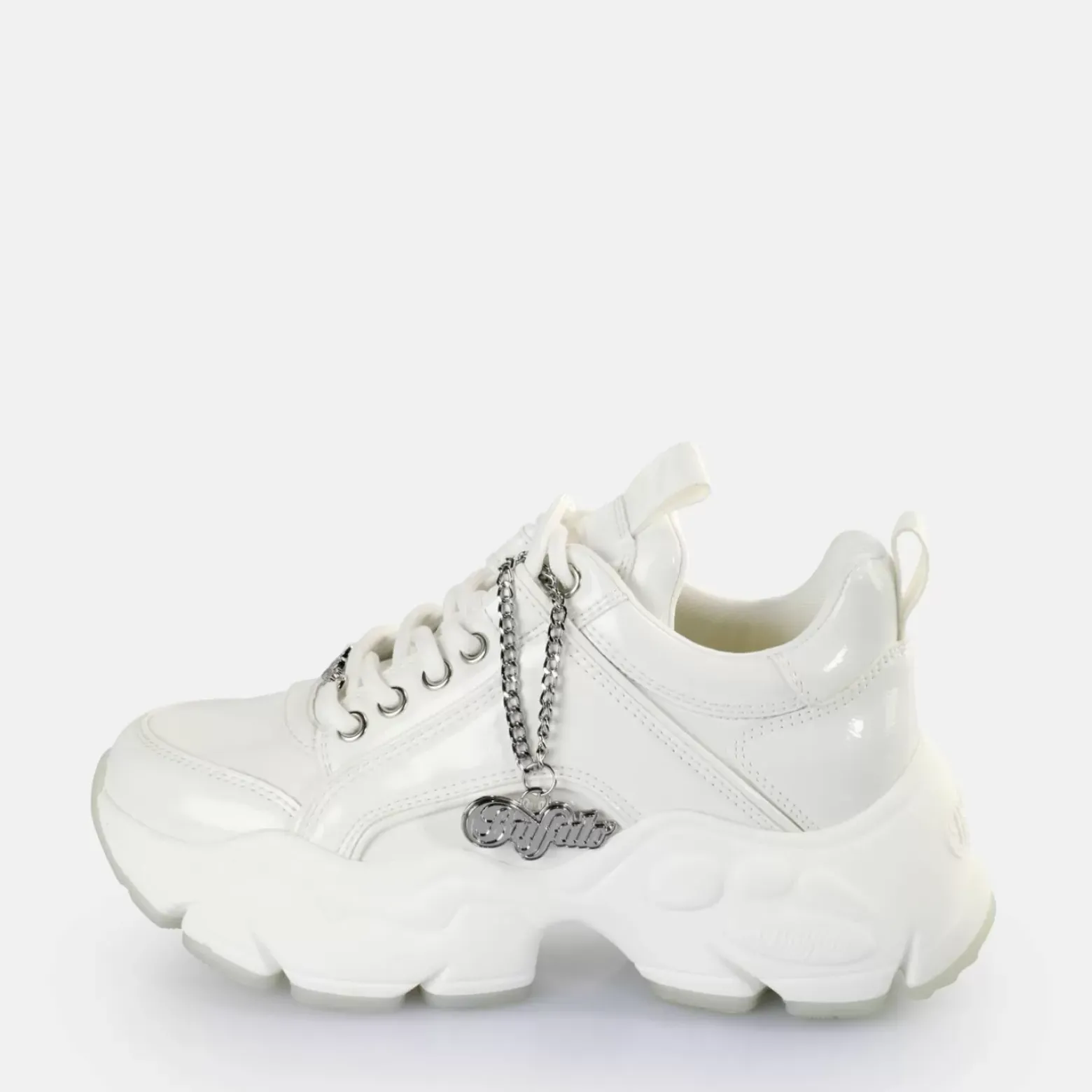 Cheap BUFFALO Binary Baskets Basses Veganes Blanc Casse