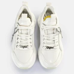 Cheap BUFFALO Binary Baskets Basses Veganes Blanc Casse