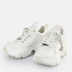 Cheap BUFFALO Binary Baskets Basses Veganes Blanc Casse