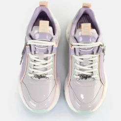 Clearance BUFFALO Binary Baskets Basses Veganes Lavande