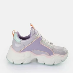 Clearance BUFFALO Binary Baskets Basses Veganes Lavande