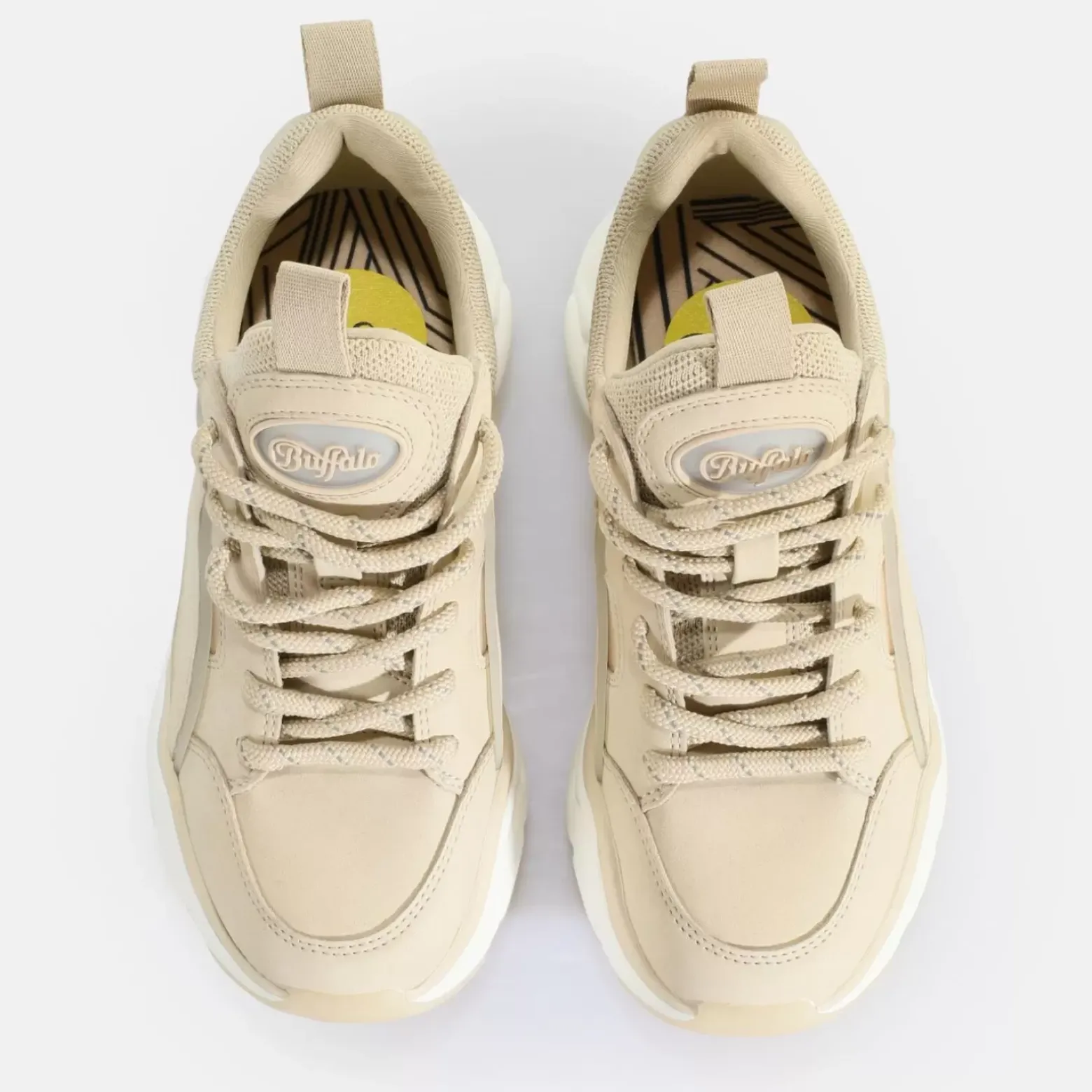 Cheap BUFFALO Binary C Baskets Basses Vegan Creme
