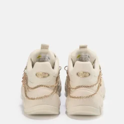Cheap BUFFALO Binary Chain 2.0 Basket Vegan Beige