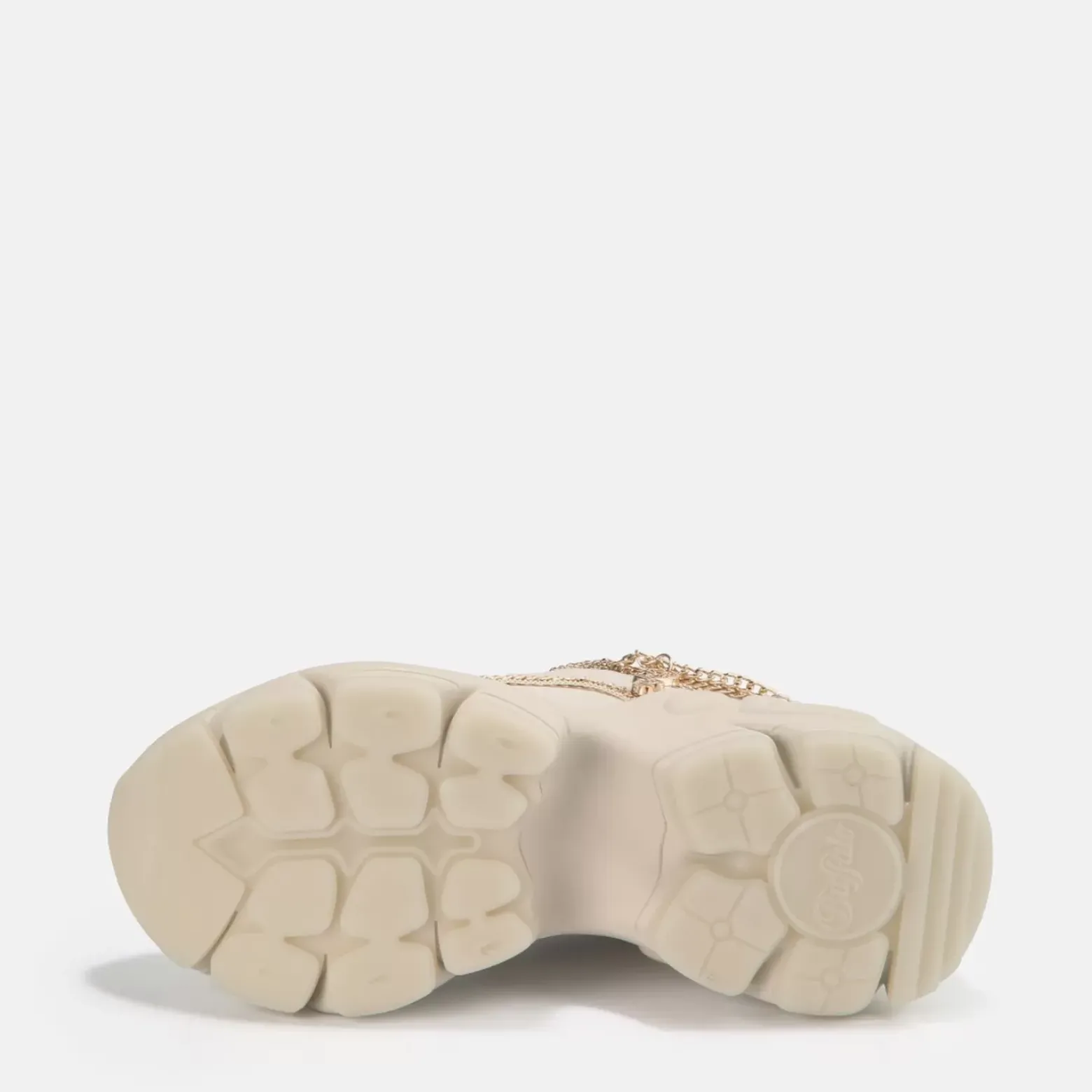 Cheap BUFFALO Binary Chain 2.0 Basket Vegan Beige