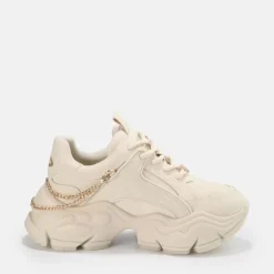 Cheap BUFFALO Binary Chain 2.0 Basket Vegan Beige
