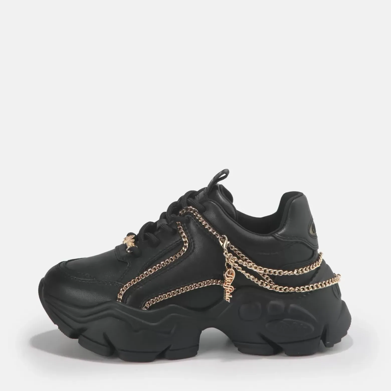 Flash Sale BUFFALO Binary Chain 2.0 Homme-Baskets Basses-Imi Nappa-/Or Noir