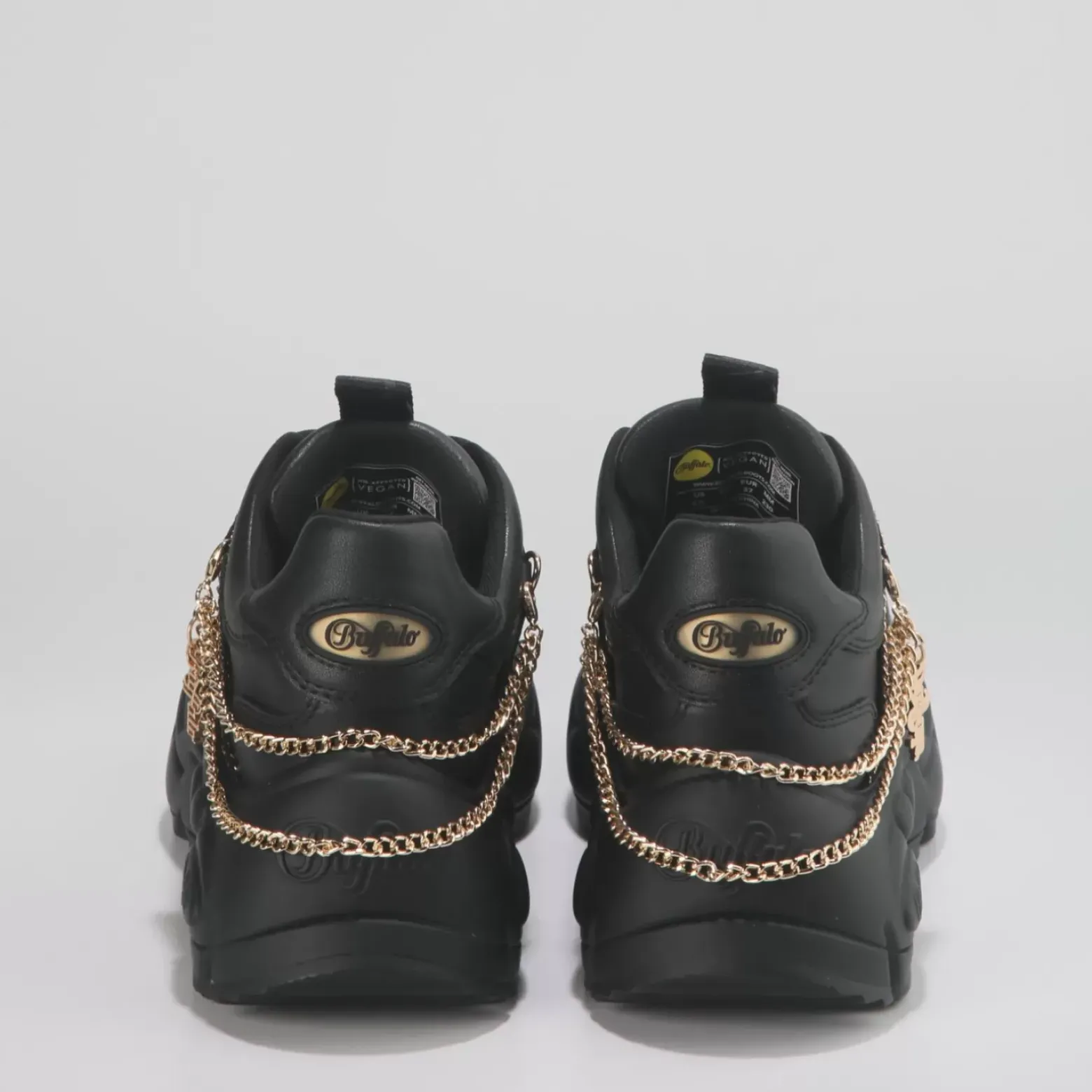 Flash Sale BUFFALO Binary Chain 2.0 Homme-Baskets Basses-Imi Nappa-/Or Noir