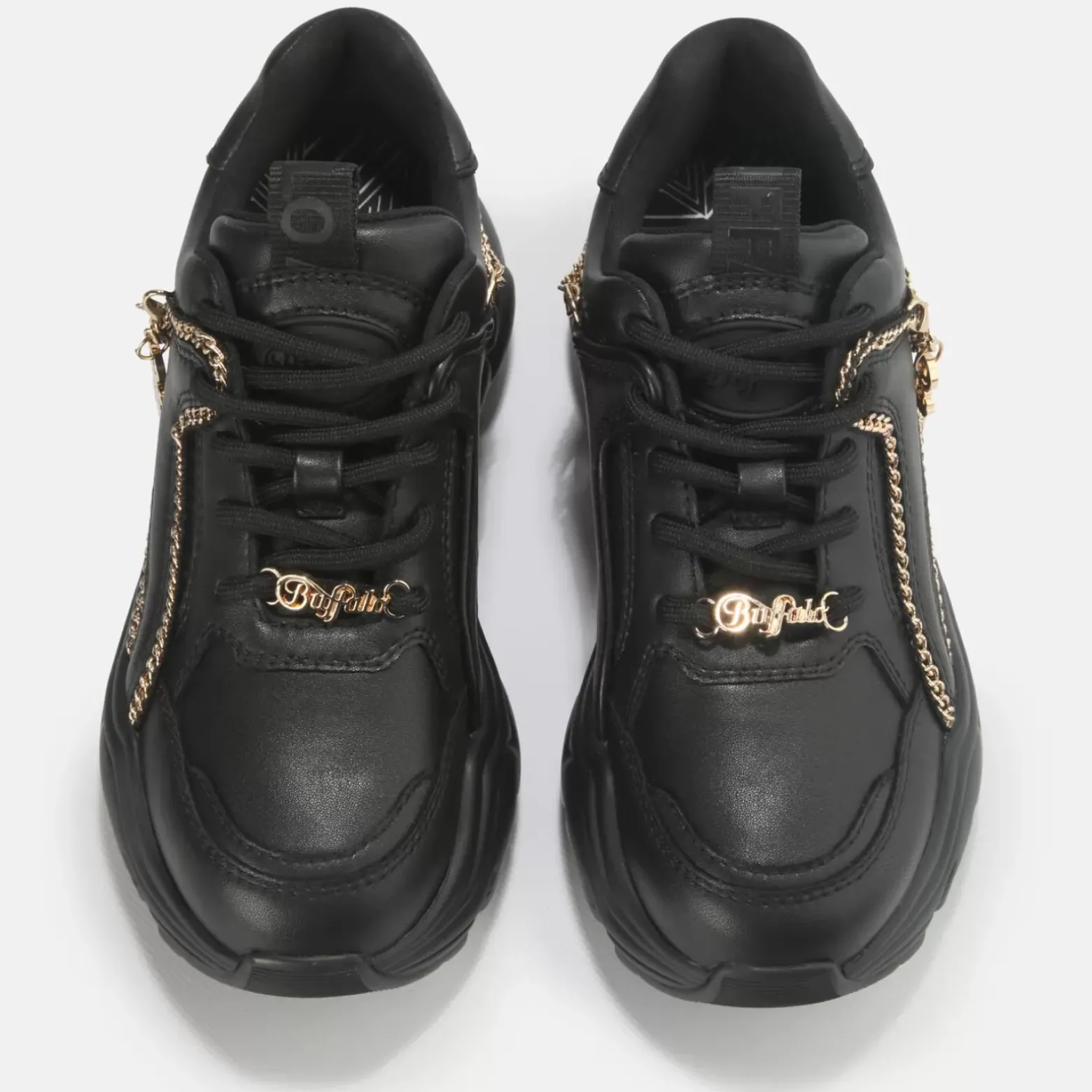 Flash Sale BUFFALO Binary Chain 2.0 Homme-Baskets Basses-Imi Nappa-/Or Noir