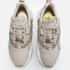 Flash Sale BUFFALO Binary Chain Baskets Basses Veganes Et Chaine Doree Beige