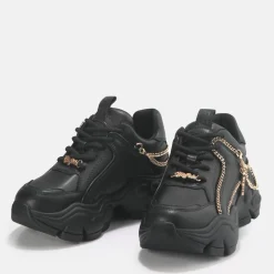 Best BUFFALO Binary Chain Sneaker Low Vegan Noir Or