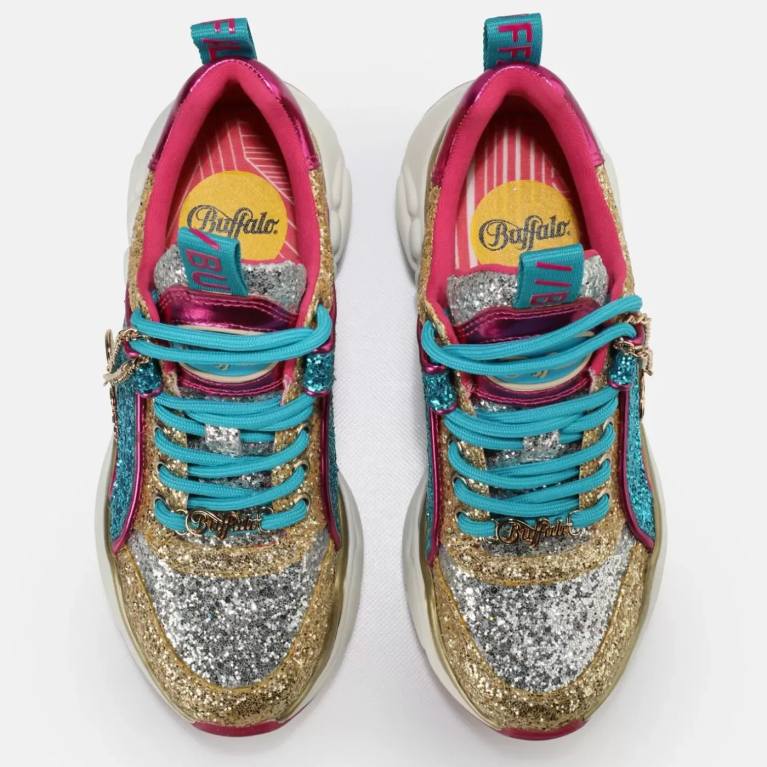 Store BUFFALO Binary Glam Baskets Veganese Argent